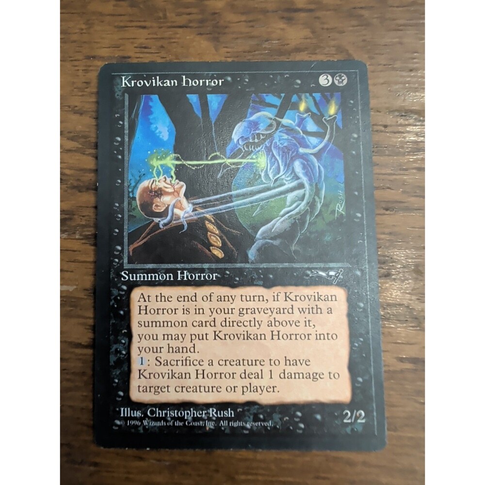 Krovikan Horror Alliances LP MTG Magic the Gathering